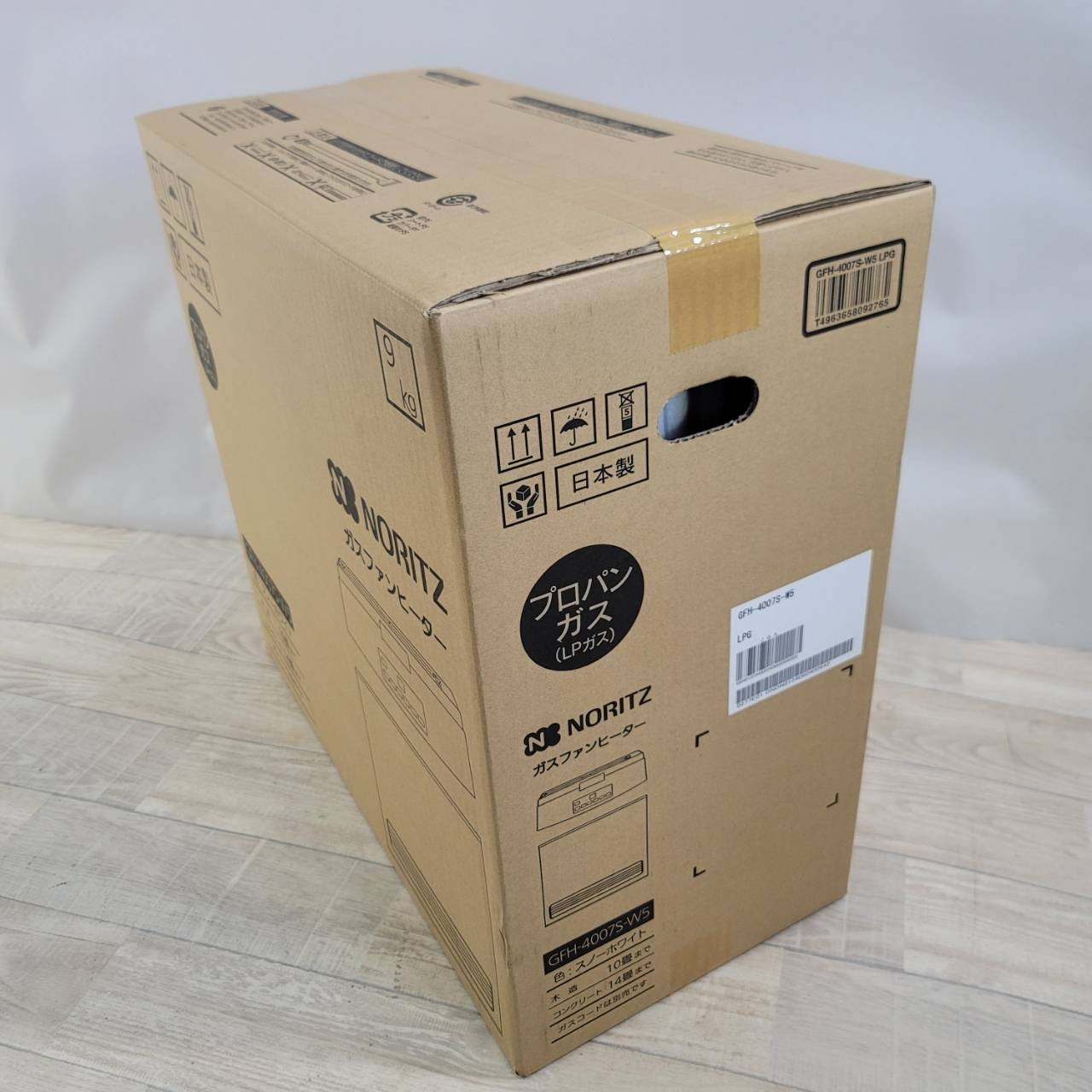 【新古品】NORITZ ノーリツ ガスファンヒーター GFH-4007S(LPガス) 1