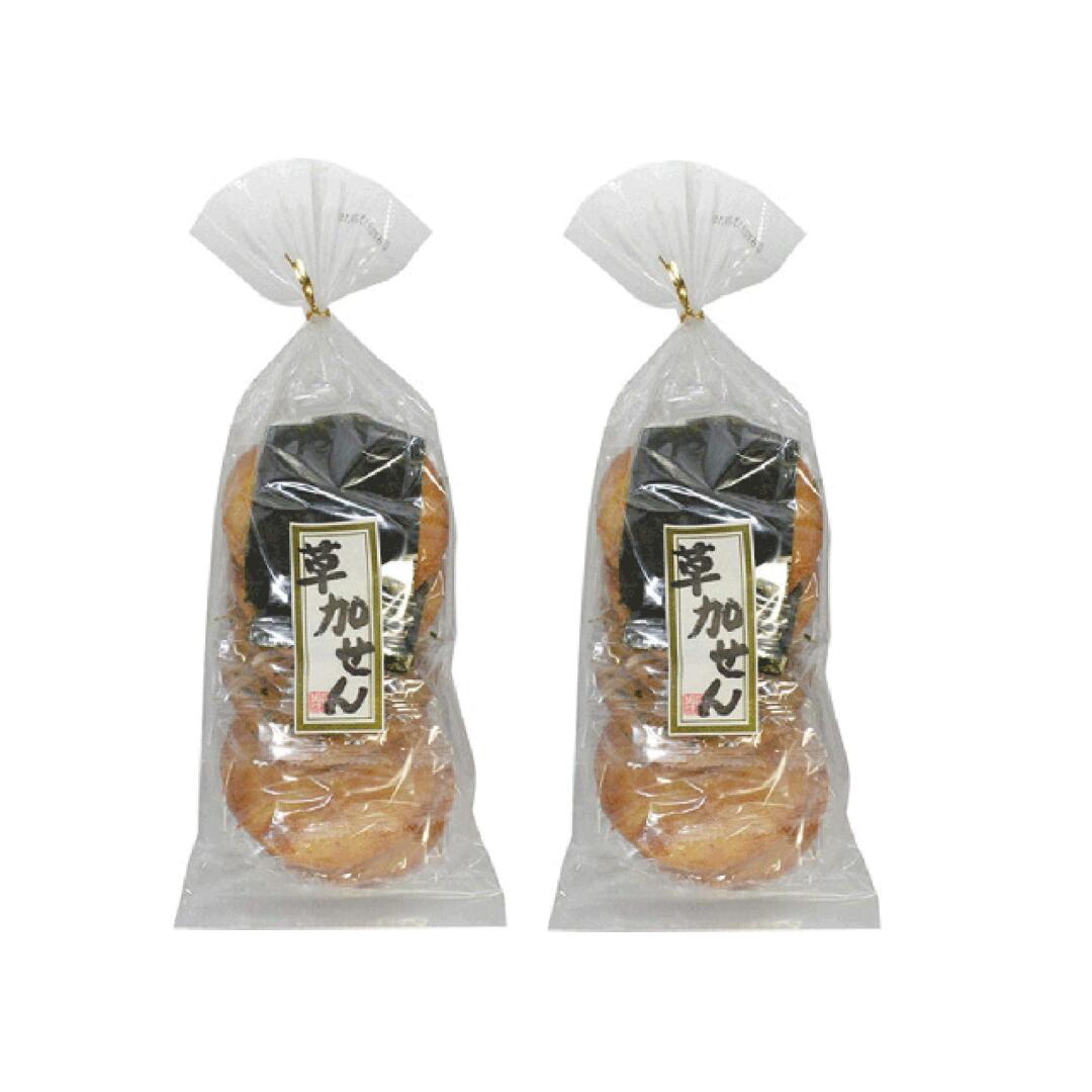 草加せんべい ムソー 草加せん ミックス 2袋セット 食べ比べ しょうゆ ごま のり 個包装 計10枚 国産うるち米 本醸造醤油 煎餅 せんべい 米菓 和菓子 お茶うけ 手土産 ギフト