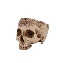 フラワースカル ハーフ SKULL 骸骨 観葉植物 オブジェ 置物 FLOWER