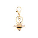 ジュエル ビー 蜂 ミツバチ BEE キーホルダー チャーム ラインストーン JEWEL キーリング