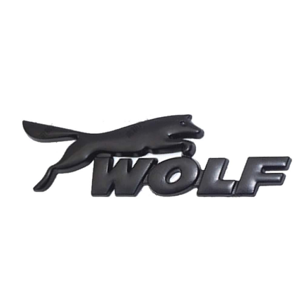 楽天リヴァイアス 楽天市場店【メール便対応可能】WOLF セット エンブレム ステッカー 動物 アニマル お洒落 シール 車 バイク 家電 カスタム ドレスアップ