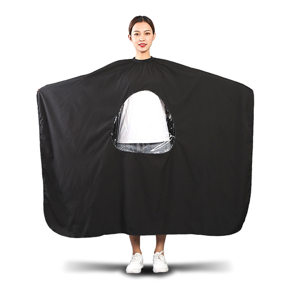 【メール便対応可能】散髪ケープ フリースタイルケープ 手元 退屈しない スマホ ゲーム 防水 ケープ ク..