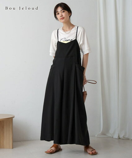 Bou Jeloud ブージュルード キャミタックサロペット レディース Bou Jeloud ブージュルード キャミタックサロペット レディース