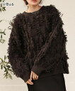 Bab バブ フリンジニットトップス トップス レディース