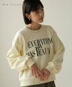Bou Jeloud ブージュルード 【web限定】ロゴプリントスウェット レディース