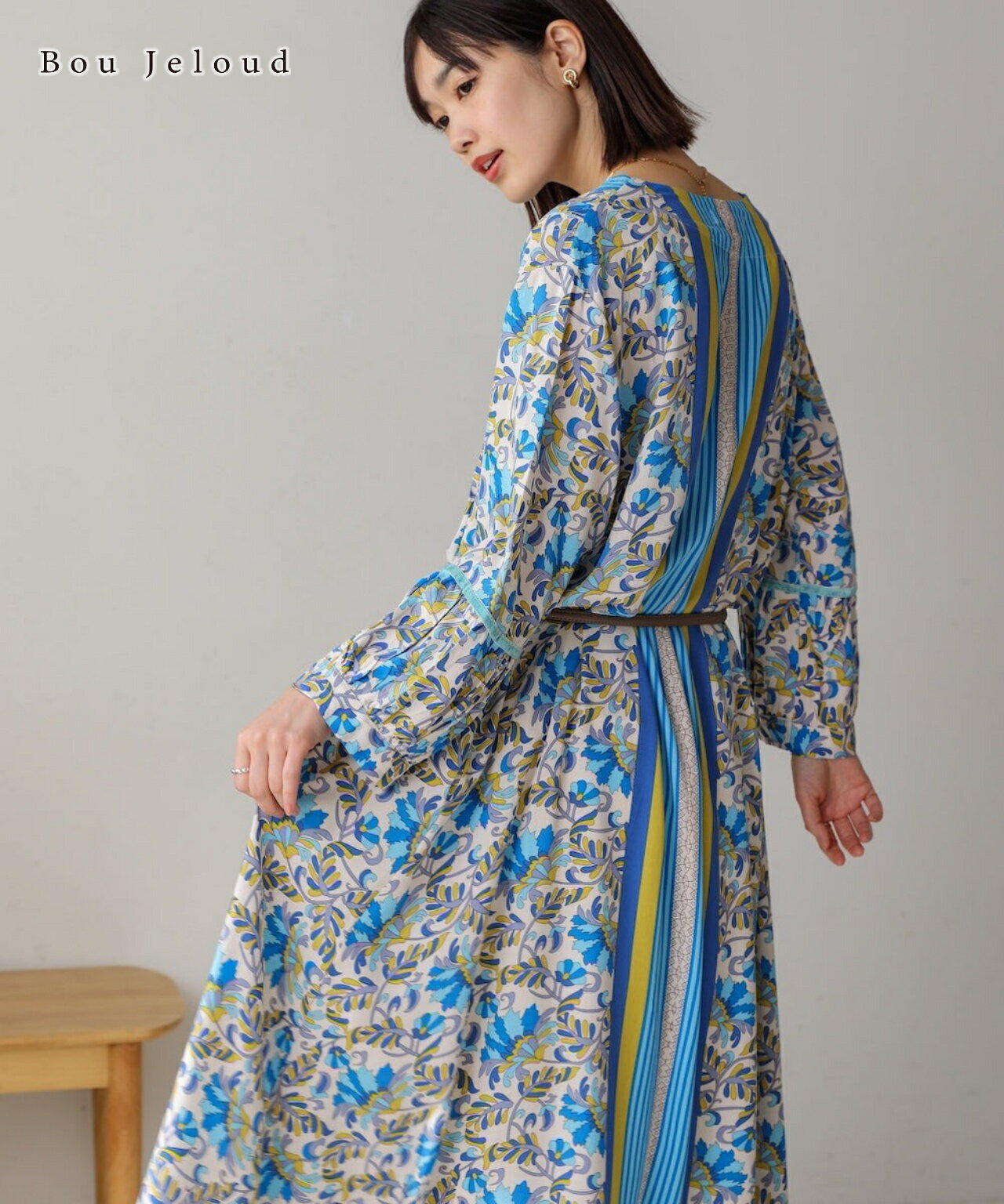Bou Jeloud ブージュルード オリエンタル柄ワンピース ワンピース トップス レディースのサムネイル