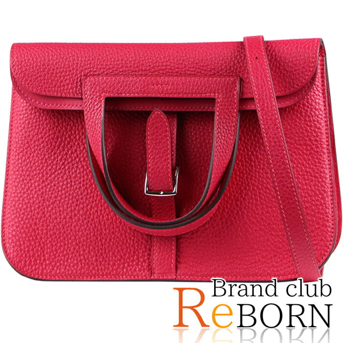 【未使用品】エルメス　アルザン25（2WAYハンドバッグ）　トリヨンクレマンス　フランボワーズ×シルバー金具　Z刻印（2021年製）【全品鑑定済】【安心保証】のサムネイル