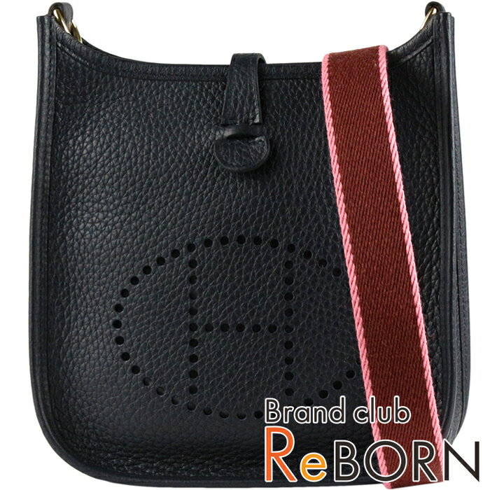 【未使用品】HERMES/エルメス　エヴリンTPM アマゾン（ショルダーバッグ）　トリヨンクレマンス　ブルーニュイ×ボルドー×ピンク×ゴールド金具　D刻印【安心保証付】【鑑定済】のサムネイル