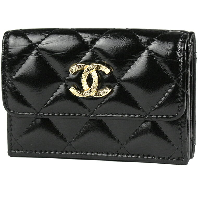 楽天市場】CHANEL スモールフラップ ウォレット(カラーブラック 楽天市場】CHANEL スモールフラップ ウォレット(カラーブラック
