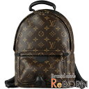 LOUIS VUITTON/ルイ ヴィトン パームスプリングス バックパック PM(リュック) モノグラム キャンバス×カーフレザー ブラウン×ブラック M41...