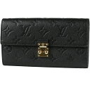 LOUIS VUITTON/ルイ ヴィトン ポルトフォイユ サラ メティス(二つ折長財布) モノグラム アンプラント レザー ノワール(ブラック) M82638...