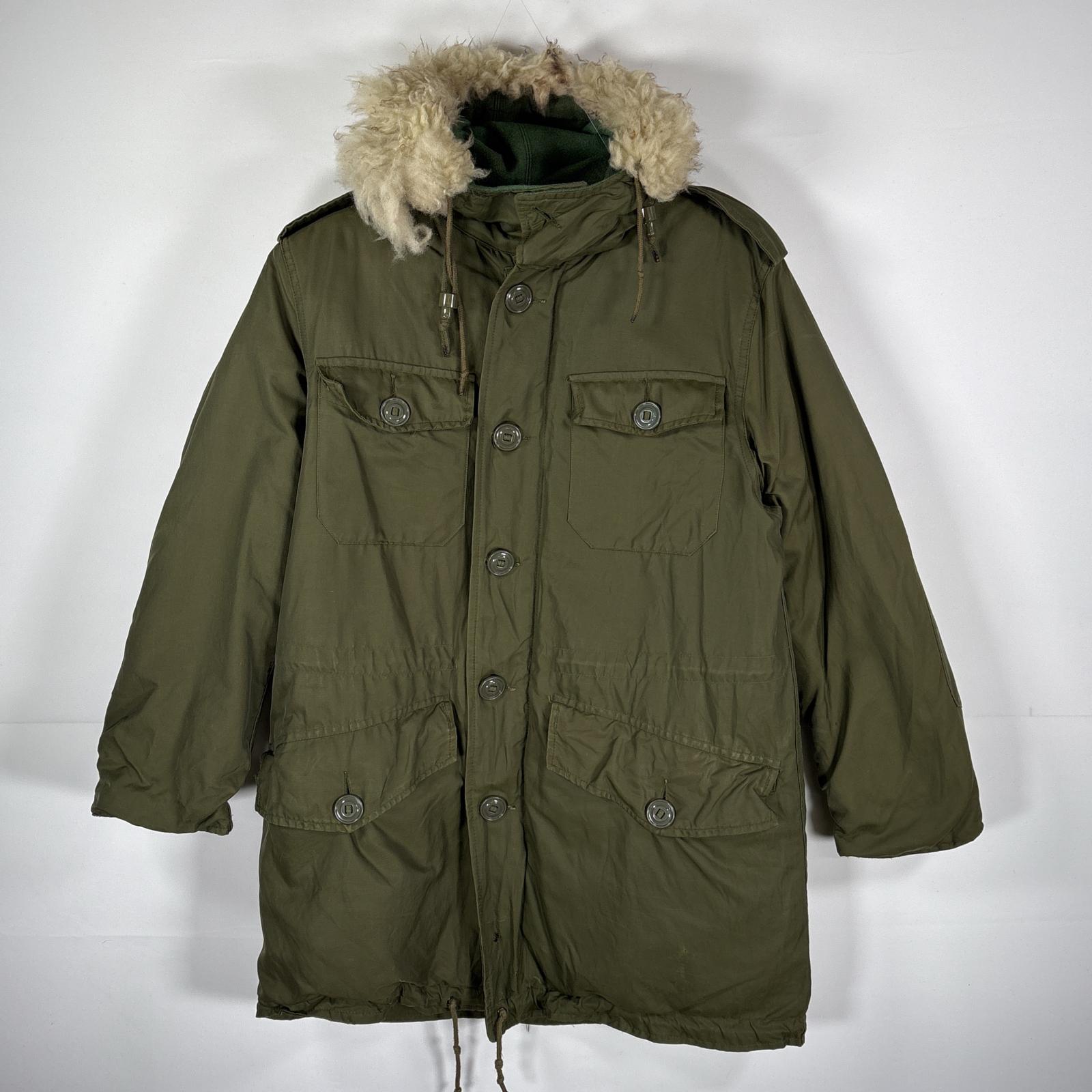古着 ミリタリージャケット Nー3B カナダ軍 モッズパーカー フィールドJKT S カーキ メンズ 【中古】