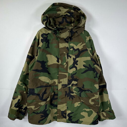 古着 90's/90年代 ヴィンテージ ミリタリージャケット ECWCS GORE-TEX ウッドランドカモ ゴアテックスパーカー medium regular ブラウン メンズ 【中古】 古着 90's/90年代 ヴィンテージ ミリタリージャケット ECWCS GORE-TEX ウッドランドカモ ゴアテックスパーカー medium regular ブラウン メンズ 【中古】