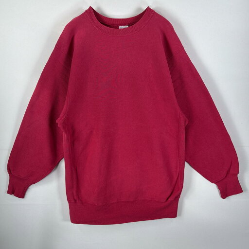 古着 90's/90年代 チャンピオン Champion USA製 スウェット リバースウィーブ 目なし クルーネック XXーLarge ピンク 無地 メンズ 【中古】 古着 90's/90年代 チャンピオン Champion USA製 スウェット リバースウィーブ 目なし クルーネック XXーLarge ピンク 無地 メンズ 【中古】