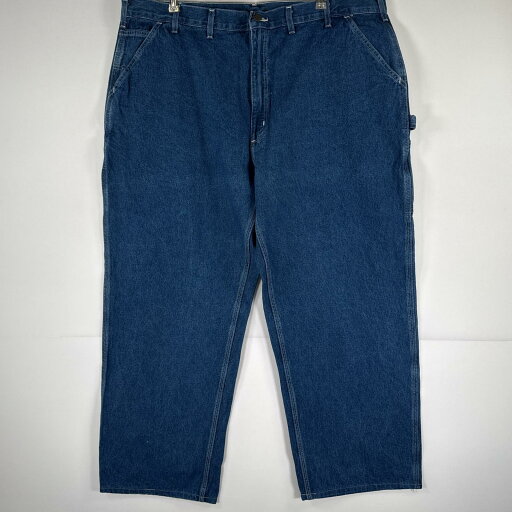 古着 カーハート Carhartt デニムパンツ ペインターパンツ 作業着 大きいサイズ ジーパン ワーク ビッグサイズ w46 L30 ブルー メンズ 【中古】 古着 カーハート Carhartt デニムパンツ ペインターパンツ 作業着 大きいサイズ ジーパン ワーク ビッグサイズ w46 L30 ブルー メンズ 【中古】