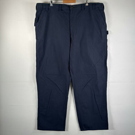 古着 カーハート Carhartt ダック ワークパンツ ペインターパンツ 作業着 ワンポイント ロゴ ストレート 大きいサイズ 特大 w50 L32 ネイビー メンズ 【中古】 古着 カーハート Carhartt ダック ワークパンツ ペインターパンツ 作業着 ワンポイント ロゴ ストレート 大きいサイズ 特大 w50 L32 ネイビー メンズ 【中古】