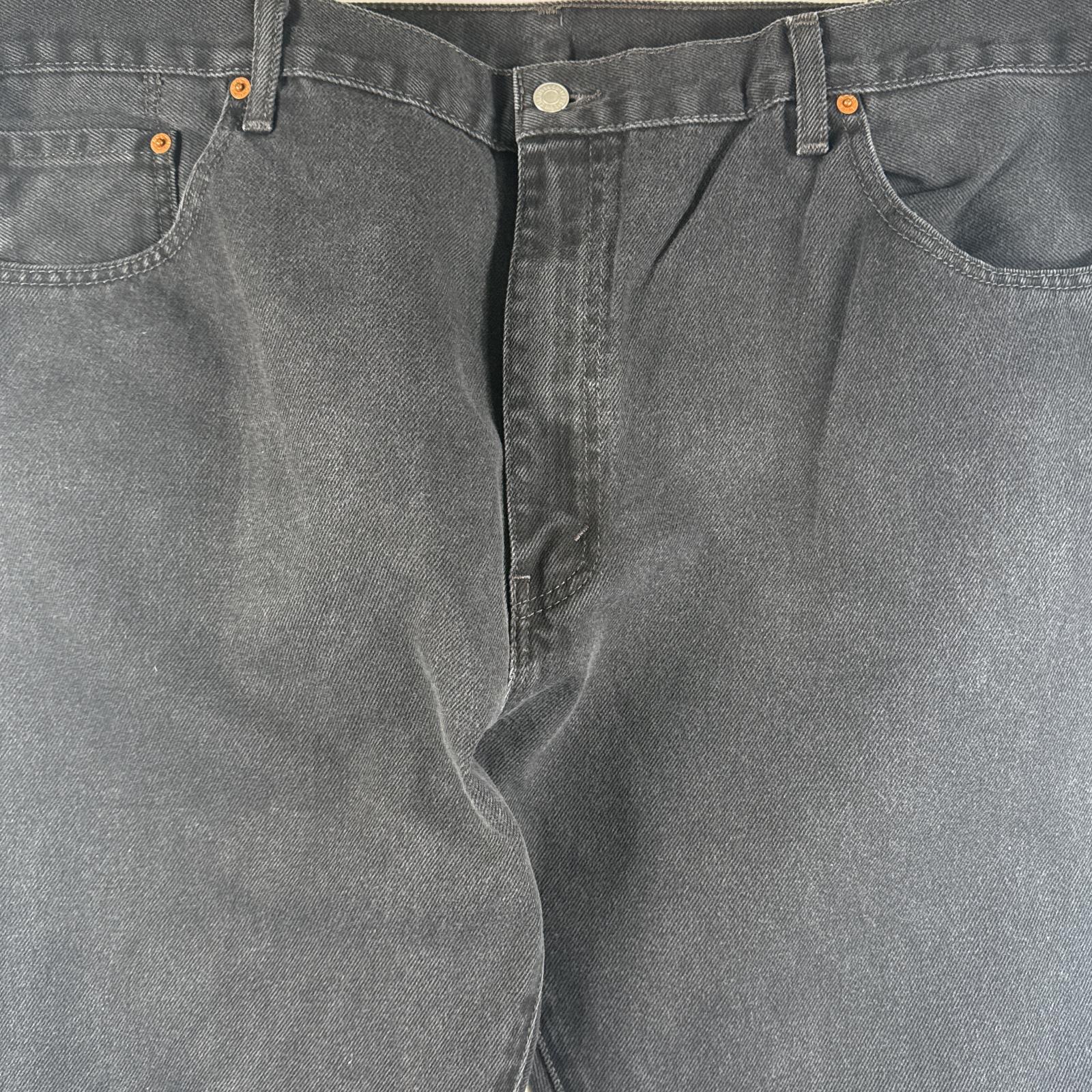 古着 リーバイス Levi's デニムパンツ 517 ジーパン ブーツカット フレア大きいサイズ ジップ w44 L30 ブラック メンズ 【中古】