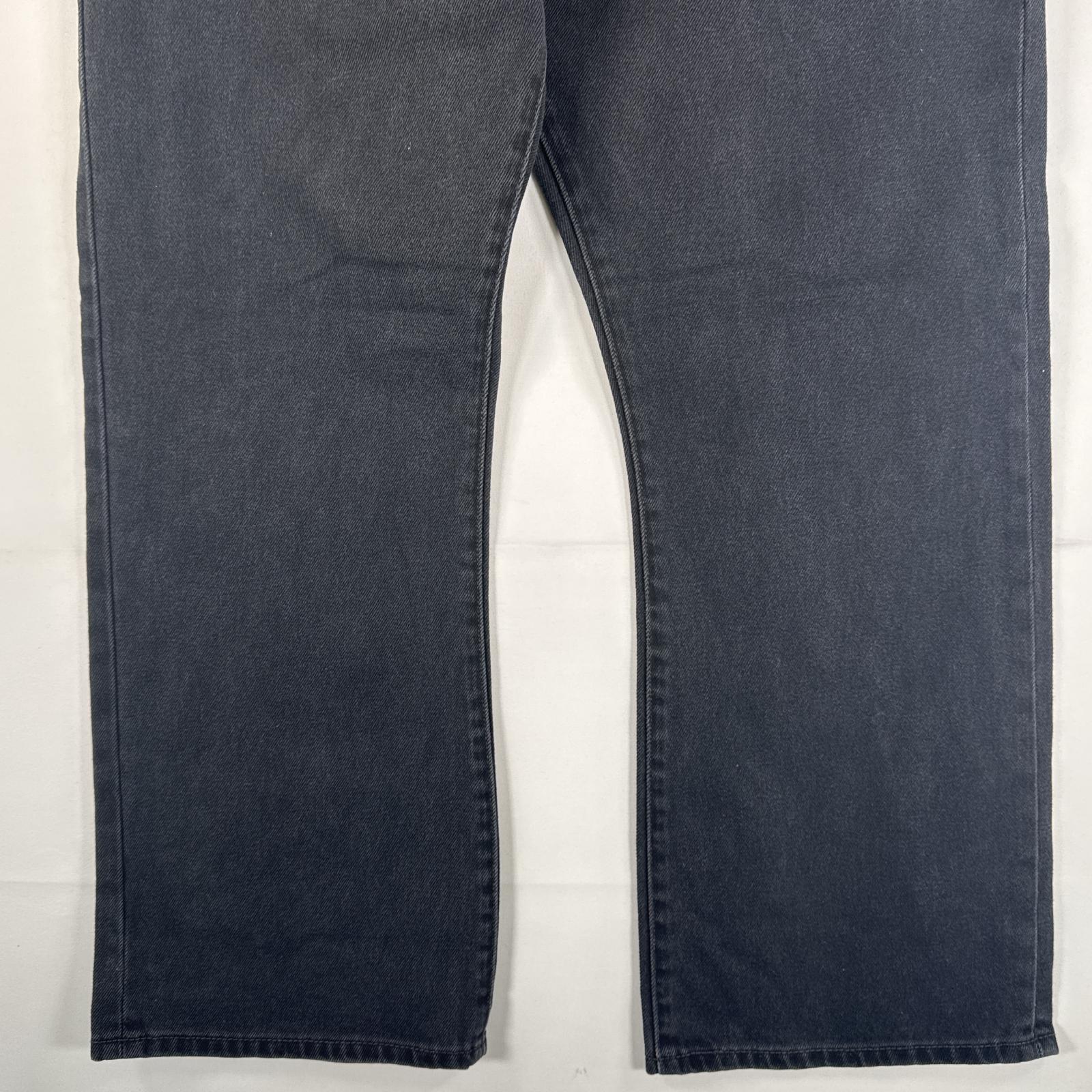 古着 リーバイス Levi's デニムパンツ 517 ジーパン ブーツカット フレア大きいサイズ ジップ w44 L30 ブラック メンズ 【中古】