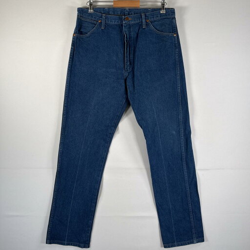 古着 90's/90年代 ラングラー Wrangler デニムパンツ ブルーデニム ジーンズ ジーパン テーパード 大きいサイズ w37 L34 インディゴブルー メンズ 【中古】 古着 90's/90年代 ラングラー Wrangler デニムパンツ ブルーデニム ジーンズ ジーパン テーパード 大きいサイズ w37 L34 インディゴブルー メンズ 【中古】
