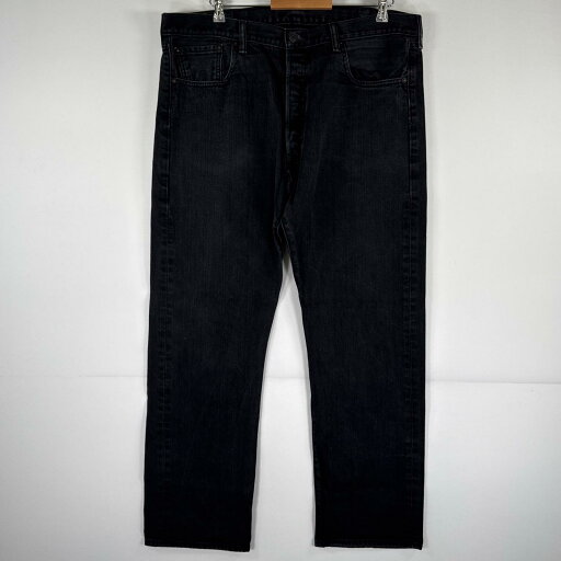 古着 リーバイス Levi's デニムパンツ 501 ジーパン ストレート 大きいサイズ ボタンフライ ジーンズ ビッグサイズ w40 L32 ブラック メンズ 【中古】 古着 リーバイス Levi's デニムパンツ 501 ジーパン ストレート 大きいサイズ ボタンフライ ジーンズ ビッグサイズ w40 L32 ブラック メンズ 【中古】