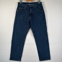 古着 ラングラー Wrangler デニムパンツ ブルーデニム ジーンズ ジーパン ストレート コインポケット w32 L32 インディゴブルー メンズ 【中古】(4)