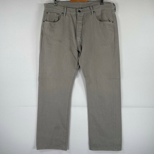古着 リーバイス Levi's デニムパンツ 501 ジーパン ストレート 大きいサイズ ボタンフライ カラーパンツ ビッグ w38 L29 グレー メンズ 【中古】 古着 リーバイス Levi's デニムパンツ 501 ジーパン ストレート 大きいサイズ ボタンフライ カラーパンツ ビッグ w38 L29 グレー メンズ 【中古】