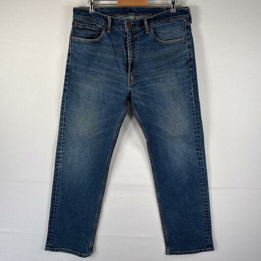 古着 リーバイス Levi's デニムパンツ 505 ブルーデニム ジーンズ ジーパン ストレート 大きいサイズ ヒゲ w38 L30 インディゴブルー メンズ 【中古】 古着 リーバイス Levi's デニムパンツ 505 ブルーデニム ジーンズ ジーパン ストレート 大きいサイズ ヒゲ w38 L30 インディゴブルー メンズ 【中古】
