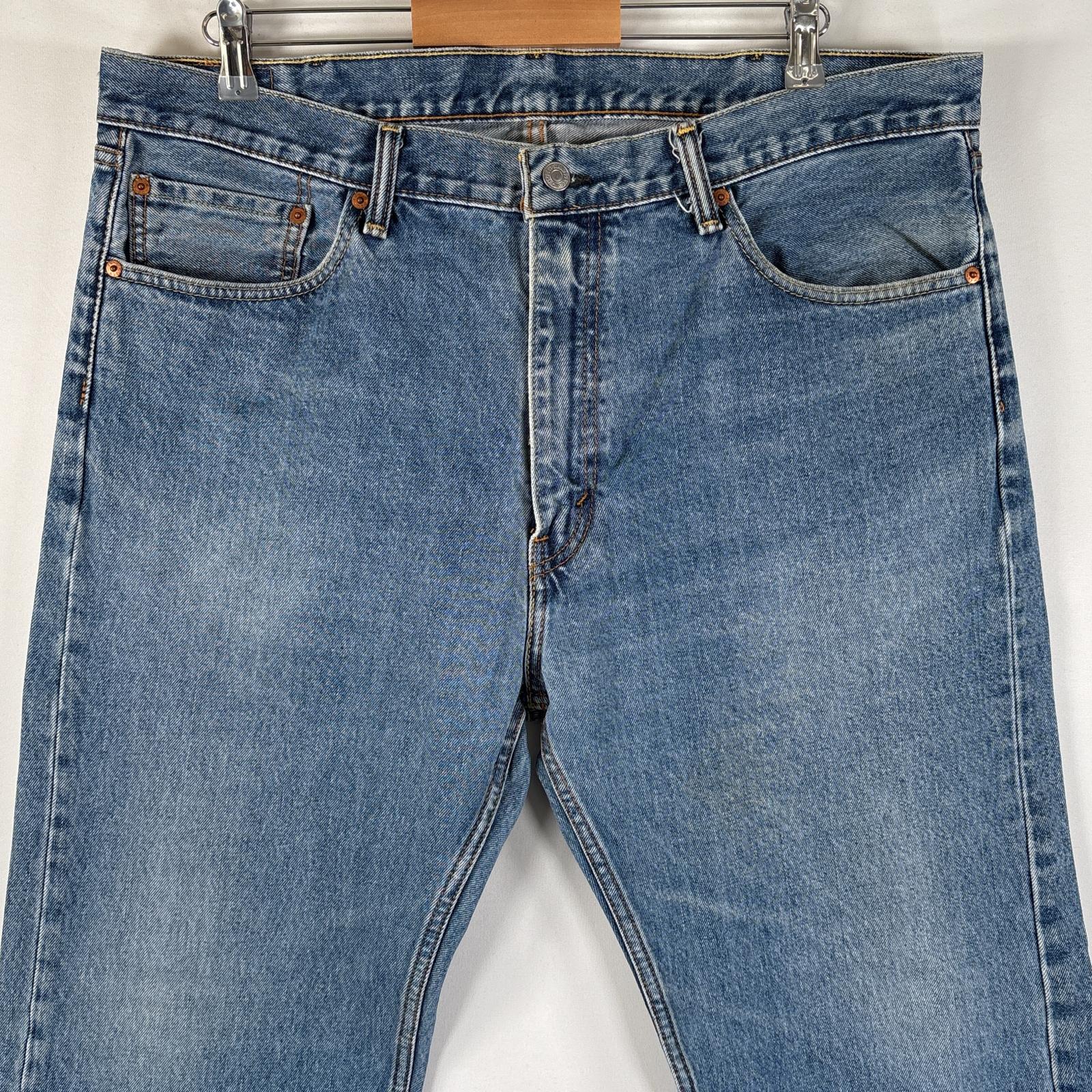 古着 リーバイス Levi's デニムパンツ 505 ブルーデニム ジーンズ ジーパン ストレート 大きいサイズ w40 L32 ブルー系 メンズ 【中古】
