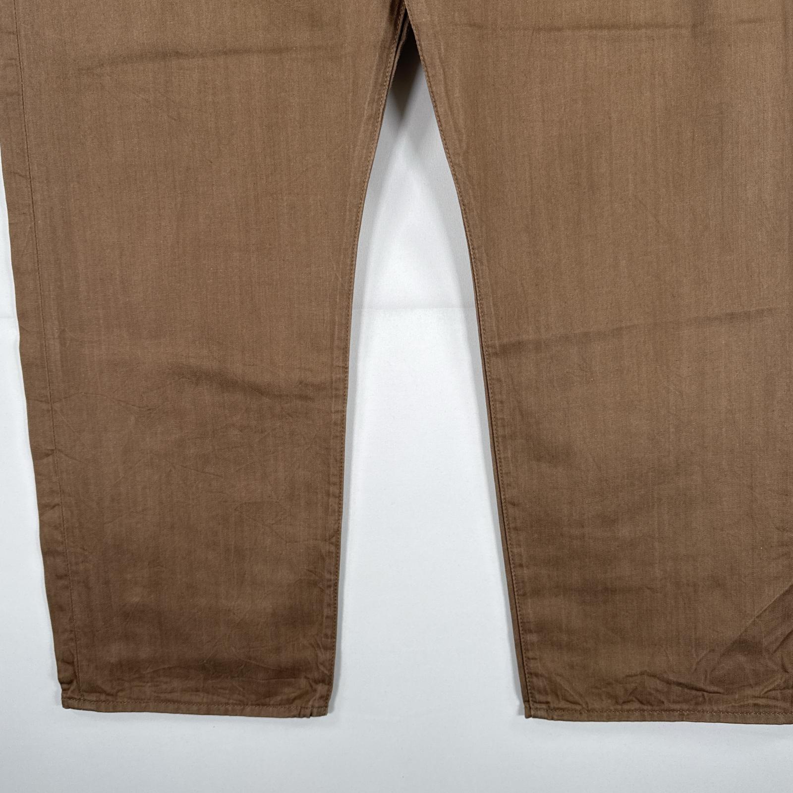 古着 リーバイス Levi's デニムパンツ 501 ジーパン ストレート 大きいサイズ ボタンフライ カラーパンツ ビッグ w44 L30 ブラウン メンズ 【中古】