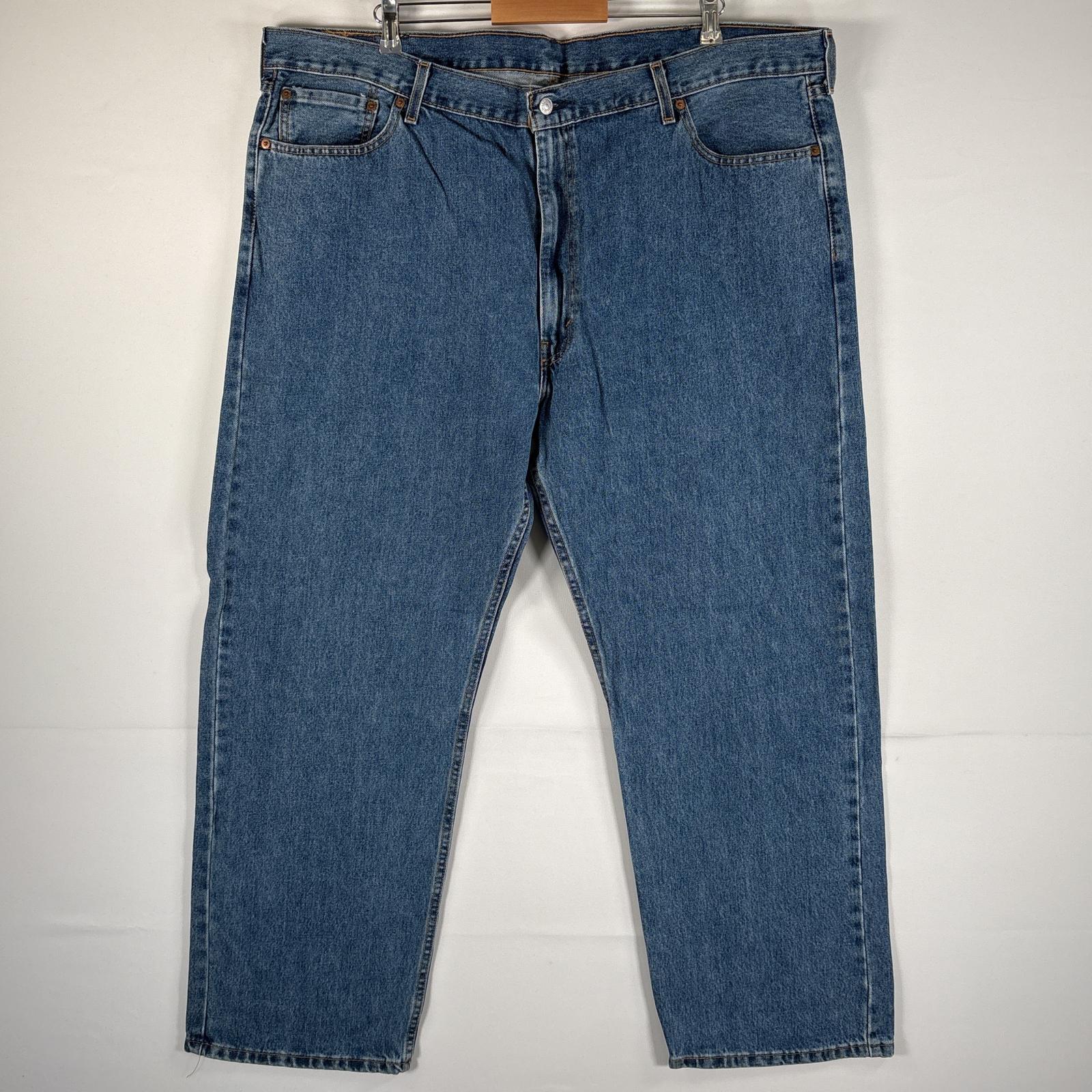 古着 リーバイス Levi's デニムパンツ 505 ブルーデニム ジーンズ ジーパン ストレート 大きいサイズ コインポケット w48 L32 ブルー メンズ 【中古】