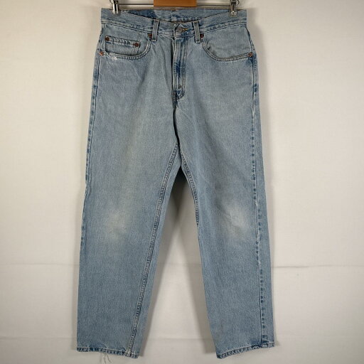 古着 90's/90年代 リーバイス Levi's デニムパンツ 550 ブルーデニム ジーンズ ジーパン テーパード 紙タグ w32 L30 アイスブルー メンズ 【中古】 古着 90's/90年代 リーバイス Levi's デニムパンツ 550 ブルーデニム ジーンズ ジーパン テーパード 紙タグ w32 L30 アイスブルー メンズ 【中古】