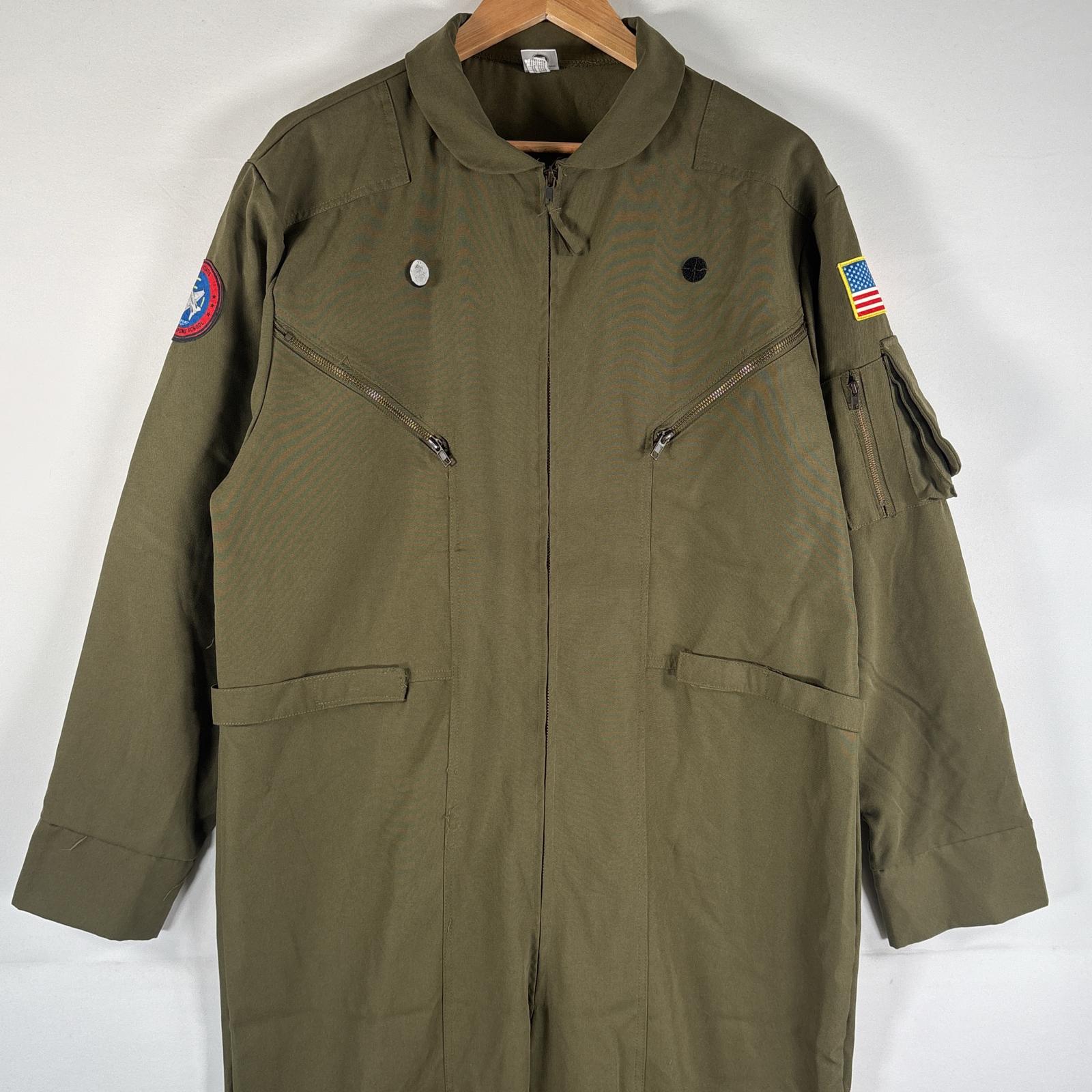 古着 トップガン マーベリック TOP GUN MAVERICK 長袖つなぎ オールインワン ワーク 作業着 コピーライ..