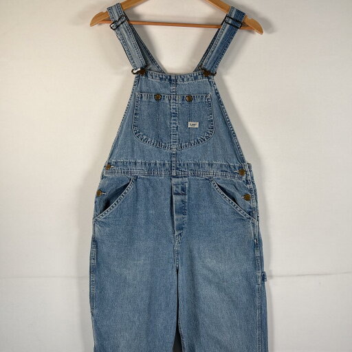 古着 70's/70年代 ヴィンテージ リー Lee オーバーオール デニム ワーク ワンポイントロゴ ペインター サイドポケット M ブルー系 メンズ 【中古】 古着 70's/70年代 ヴィンテージ リー Lee オーバーオール デニム ワーク ワンポイントロゴ ペインター サイドポケット M ブルー系 メンズ 【中古】