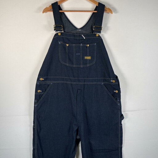 古着 70's~80's/70年代~80年代 ヴィンテージ タフスキン TOUGH SKINS オーバーオール デニム ワーク ワンポイントロゴ 大きいサイズ 42タロン 濃紺 メンズ 【中古】 古着 70's~80's/70年代~80年代 ヴィンテージ タフスキン TOUGH SKINS オーバーオール デニム ワーク ワンポイントロゴ 大きいサイズ 42タロン 濃紺 メンズ 【中古】