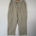 古着 コロンビア Columbia ナイロンパンツ スポーツウェア 2way OMNI DRY アウトドア M ベージュ系 レディース 【中古】