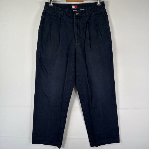 古着 トミーヒルフィガー TOMMY HILFIGER チノパンツ 長ズボン ボトムス ワンポイントロゴ刺繍 w33 L34 ネイビー メンズ 【中古】 古着 トミーヒルフィガー TOMMY HILFIGER チノパンツ 長ズボン ボトムス ワンポイントロゴ刺繍 w33 L34 ネイビー メンズ 【中古】