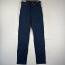 古着 美品 90's/90年代 ラングラー Wrangler デニムパンツ デッドストック タグ付 ロング ストレート ジーパン w27 L38 ブルー系 レディース 【中古】(4)