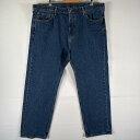 古着 リーバイス Levi's デニムパンツ 505 長ズボン ボトムス ストレート ジーパン ジーンズ 大きいサイズ w42 L30 ブルー系 メンズ 【中古】(4)