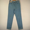 古着 80's/80年代 ヴィンテージ ペプシ PEPSI USA製 デニムパンツ デッドストック タグ付 ストレート 42タロンジップ ブルーデニム ジーパン ジーンズ w32 水色 メンズ 【中古】(4)