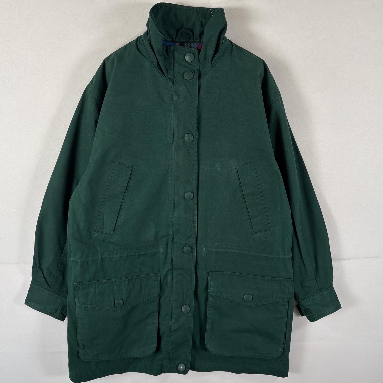 楽天古着屋NIKKU古着 90's/90年代 エディー・バウアー Eddie Bauer マウンテンジャケット アウトドア 白タグ 裏地ブランケット S グリーン レディース 【中古】