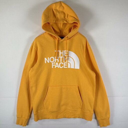 古着 ザ・ノースフェイス THE NORTH FACE パーカー フーディ ビッグロゴプリント プルオーバー アウトドア M イエロー メンズ 【中古】 古着 ザ・ノースフェイス THE NORTH FACE パーカー フーディ ビッグロゴプリント プルオーバー アウトドア M イエロー メンズ 【中古】