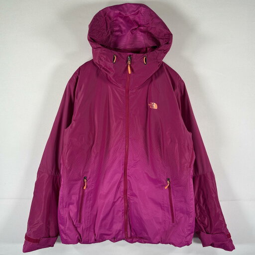 古着 ザ・ノースフェイス THE NORTH FACE ナイロンジャケット パーカー アウトドア フルジップ プリマロフト XL ピンク系 レディース 【中古】 古着 ザ・ノースフェイス THE NORTH FACE ナイロンジャケット パーカー アウトドア フルジップ プリマロフト XL ピンク系 レディース 【中古】