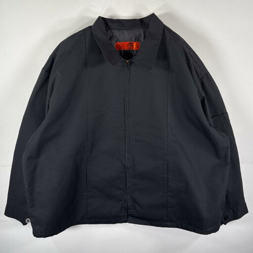古着 レッドキャップ RED KAP ワークジャケット フルジップ 大きいサイズ ブルゾン 中綿 襟付き XXXXL ブラック メンズ 【中古】 古着 レッドキャップ RED KAP ワークジャケット フルジップ 大きいサイズ ブルゾン 中綿 襟付き XXXXL ブラック メンズ 【中古】