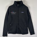 古着 パタゴニア patagonia ベターセーター フルジップ ワンポイントロゴ 刺繍 アウトドア S ブラック レディース 【中古】