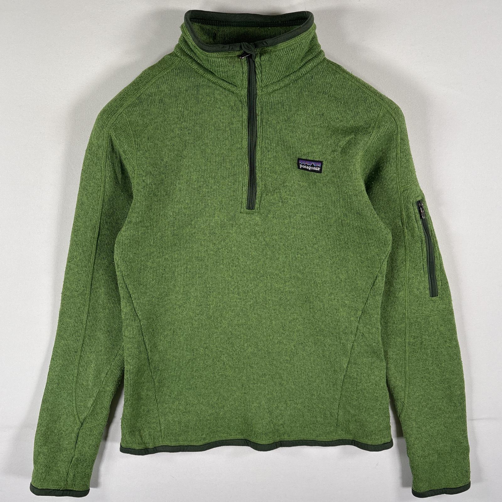 古着 パタゴニア patagonia ベターセーター ハーフジップ フリース トレーナー ワンポイントロゴ ニッ..