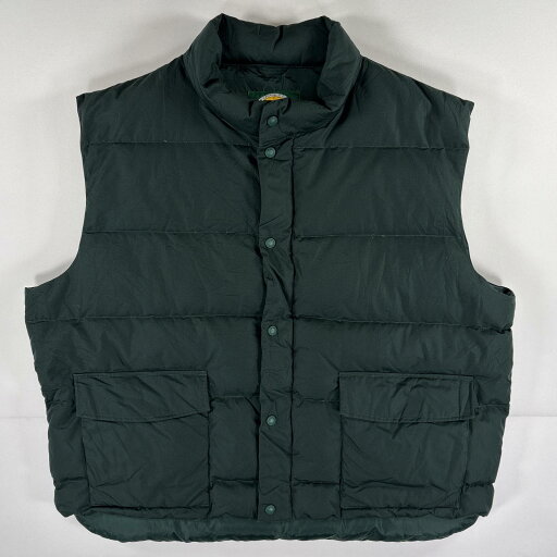 古着 カベラス Cabelas ダウンベスト グースダウン 大きいサイズ フルジップ アウトドア Goose Down 2XL グリーン メンズ 【中古】 古着 カベラス Cabelas ダウンベスト グースダウン 大きいサイズ フルジップ アウトドア Goose Down 2XL グリーン メンズ 【中古】