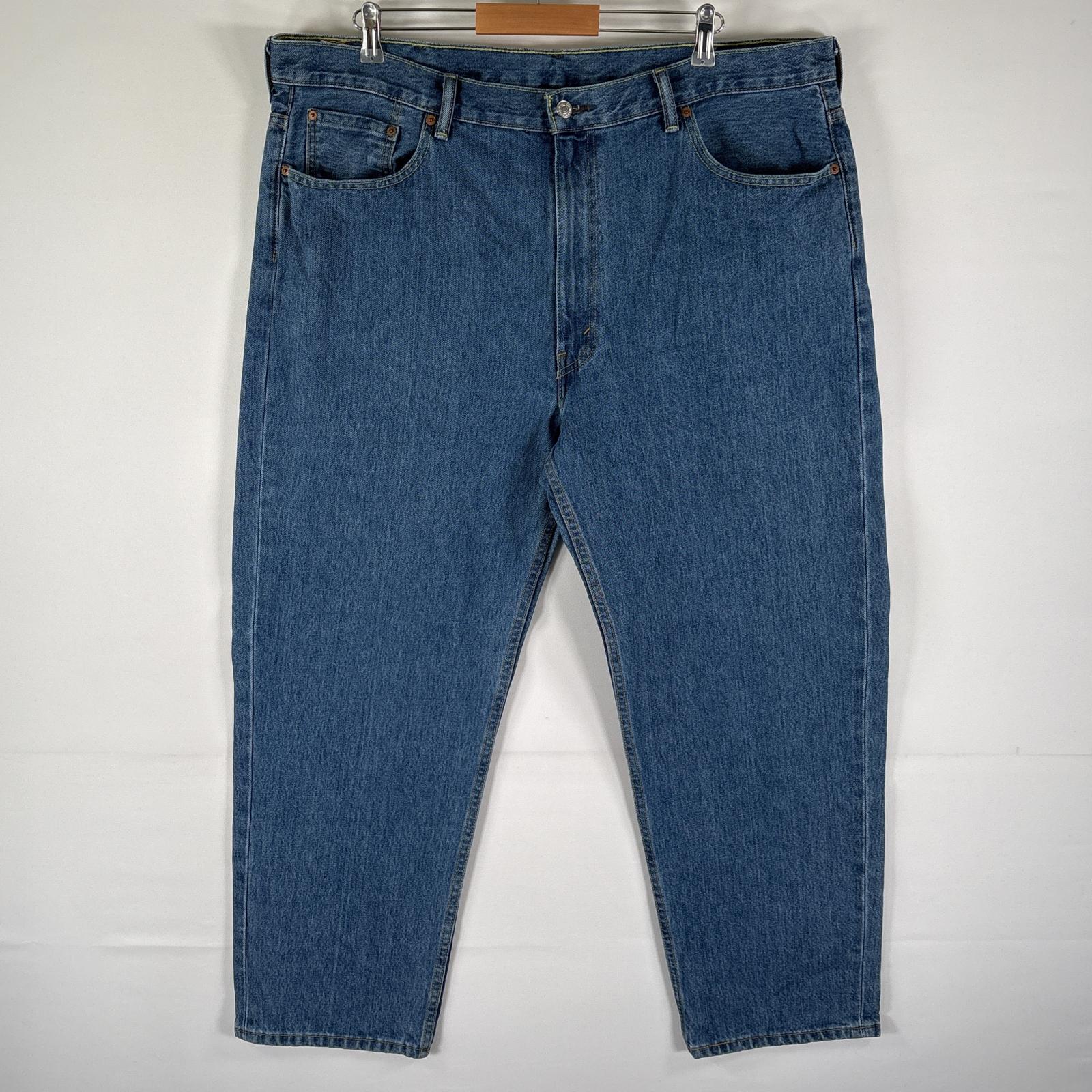 古着 リーバイス Levi's デニムパンツ 550 テーパード 5ポケット ジーンズ ボタンフライ ジーパン 色落ち w44 L30 ブルー メンズ 【中古】