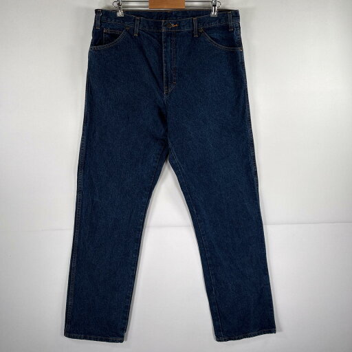 古着 ディッキーズ Dickies デニムパンツ 5ポケット ストレート インディゴ ワーク 大きいサイズ w38 L34 ブルー メンズ 【中古】 古着 ディッキーズ Dickies デニムパンツ 5ポケット ストレート インディゴ ワーク 大きいサイズ w38 L34 ブルー メンズ 【中古】