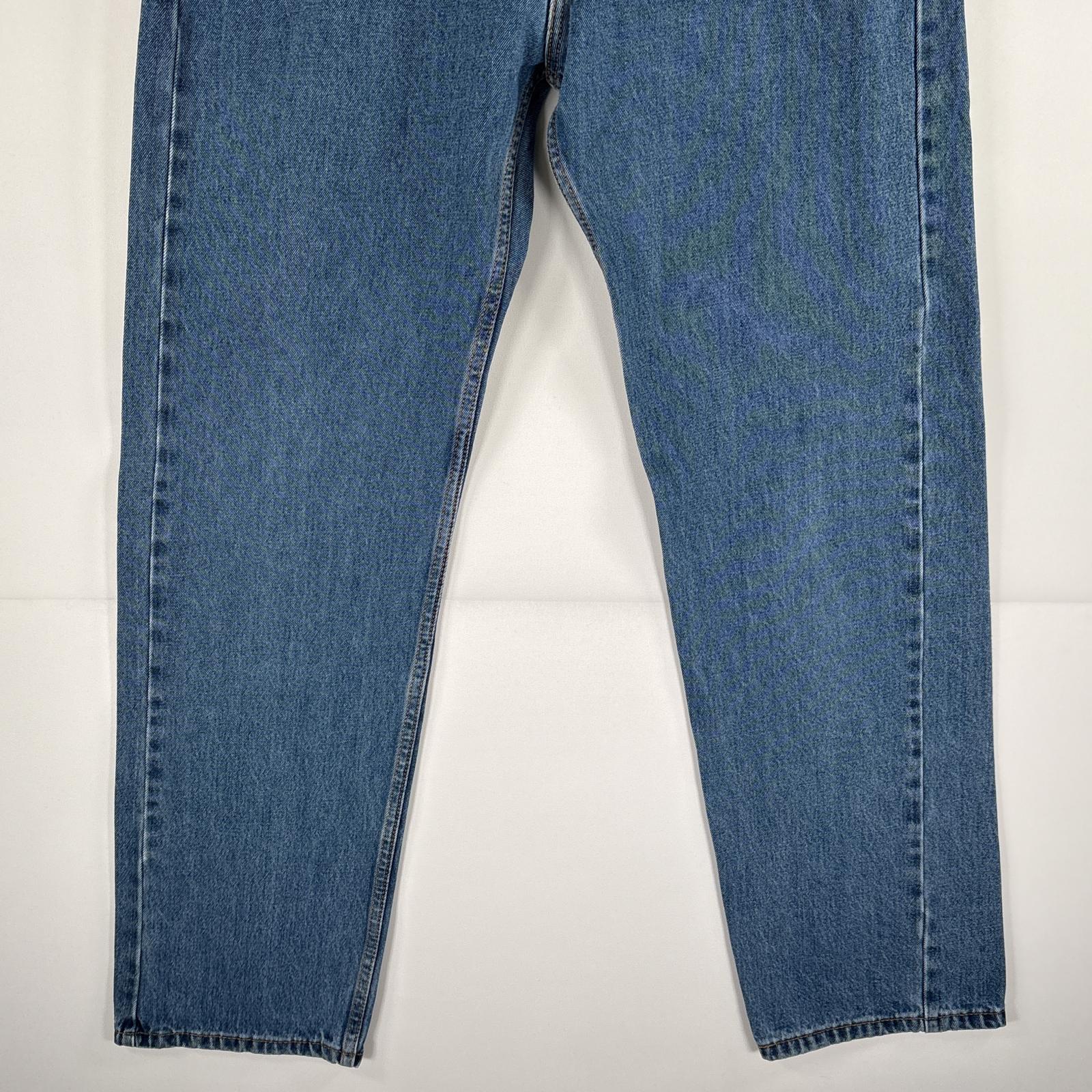 古着 リーバイス Levi's デニムパンツ 505 ストレート 5ポケット 大きいサイズ ジーンズ ジーパン w38 L34 ブルー メンズ 【中古】