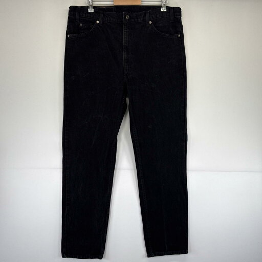 古着 90's/90年代 リーバイス Levi's USA製 デニムパンツ 505 ストレート 大きいサイズ ジップフライ w40 L32 ブラック メンズ 【中古】 古着 90's/90年代 リーバイス Levi's USA製 デニムパンツ 505 ストレート 大きいサイズ ジップフライ w40 L32 ブラック メンズ 【中古】